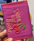 Dora The Explorer Dora   Boots Pink Trifold Wallet Nylon Canvas Zipper Pocket