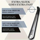 Extra Long Metal Handle Shoe Horn Stainless Steel Handled Shoehorn Horns