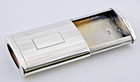 Superb Art Deco Antique Sterling Silver Slide Opening Vesta Case C 1925 53 2gram
