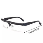 Dial Adjustable Glasses Variable Focus For Reading Distance Vision Eyeglasses Us