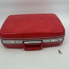 Vintage Samsonite Hard Shell Suitcase Polka Dot Lining With Key  20    Width