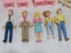 Vintage Playskool Family Lot Figures Furniture Victorian Dollhouse Dolls