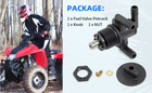 Fuel Tank Valve Petcock 3 Way   Knob Nut For Polaris Magnum 325 330 500 7052161 