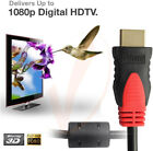 Premium Hdmi Cable 5ft 15ft 30ft 50ft 75ft For Ps4 Hdtv Xbox Lcd Hd Tv 1080p Lot