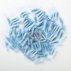 100 Pcs Blue Nylon Wire Butt Connector Crimping Terminals 16-14 Gauge