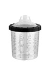 Pps 1 0 Disposable Paint Spray Gun Cup Liners And Lid System  650ml Kit  50 Pack
