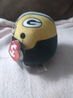Green Bay Packers Ty Beanie Ballz 5  Plush Good Luck Buddy With Tags New Rare
