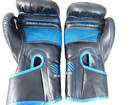Sanabul Essential Gel Boxing Kickbox Gloves 16 Oz Blue white black Slightly Used