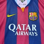 Nike Dri Fit Fc Barcelona Home World Cup Embroidered Swoosh Soccer Jersey Medium