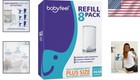 Dekor Plus Diaper Pail Refills 8-pack - Extra Durable  Odor-neutralizing  Fre   