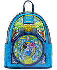 Exclusive Loungefly Disney Snow White Stained Glass Backpack Ears 2pc Set Nwt