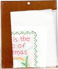  holiday Horn  Bucilla Colorpoint Paintstitching Christmas Kit 63740 Sampler