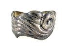 Vintage Taxco Mexico Sterling Silver Cuff Bangle Bracelet Signed By Artist Mm-34