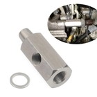 M10x1 0 Oil Pressure Sensor Tee-m10 Supply Feed Line Gauge Sta Niu Adapter Turbo