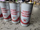 Lot Of 5 1963 Vintage Texaco Upper Cylinder Lubricant 4 Fl  Oz  Cans All Full