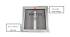 Heng s 66621-c2-es Rv Roof Escape Hatch Cut-out 21 1 4  X 21 1 4  23 w X 23 h