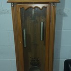 Daniel Dakota Grandfather Clock Quartz Walnut Wood Pendulum Chimes Roman