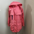 Vintage Eddie Bauer Pink Winter Parka Jacket Womens Medium Removable Hooded
