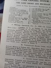 1910 Train Report Lake Shore   Michigan Southern Railway Ashtabula Mann Ohio 