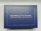 2019 Pride Of Two Nations Limited Edition 2 Coin Set - Silver Eagle And Maple