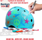 Dry Erase Kids Helmet     Ideal For Bike  Skate  Scooter  In-line Skating And Roll