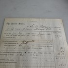 7th Maine Infantry Civil War Muster Out Form 5 From 1862