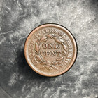 1851 Braided Hair Large Cent Xf  au Brn