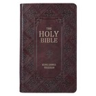 Kjv Holy Bible King James Version Dark Brown Thumb Indexed Giant Print Brand New