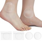  4 Pieces Hockey Ankle Gel Pads Skate Ankle Gel Discs Ankle Protector For Round