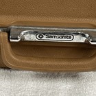 Samsonite  - Vintage Hardside Suitcase Luggage - Brown - 20   l X 15   w X 7   h