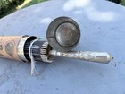 Antique Burmese Silk Parasol Umbrella Pathein Danubala 1940s Original Tube Case