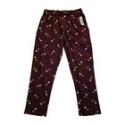 Polo Ralph Lauren Sleepwear All Over Polo Bear Pajama Pants Sz Large Burgundy 