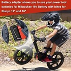 Battery Adapter For Stacyc 12  And 16  Fit For Mil waukee 18v Batteries