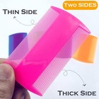 Hair Lice Comb Set With Soft Teeth Double Sided For Detection