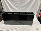Vollrath Thermoplastic Flush Mount Vertical 4-slot Lid Holder W straw Slot