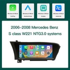 F  r 2006-2008 Mercedes Benz S W221 Ntg3 0 10 25 touchscreen Android Auto Carplay