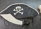 Build A Bear Pirate Costume Captain Jack Sparraw Hat  Shirt   Sword