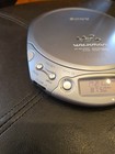 Sony Cd Walkman D-f20 Portable Disc Player   Am fm Radio  Silver - Tested
