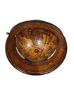 Vintage Old World Zodiac Astrology Wooden Desktop Globe W  Stand - Made In Italy