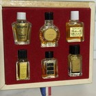 Vtg Parfums De France 6 Micro Bottles Box Set Tempora Capitou Croyance Cordon