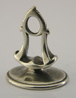 Rare English Solid Sterling Silver Wax Seal Fob C1790 Antique 18th Century