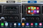 7    Double Din Car Stereo Wireless Carplay Android Auto Cd Dvd Backup Camera 