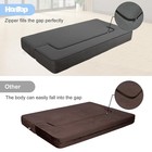 10 Inch Modern Folding Sofa Bed Couch Memory Foam Couch Full Futon Sofa Sleep   