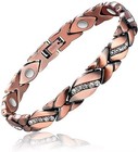 Men s Bracelet Magnetic Therapy Arthritis Pain Relief Pure Solid Copper Bangle