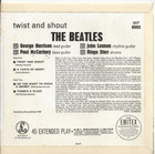 Beatles Twist And Shout Rare 1969 Uk Repress 4-track Vinyl Ep With Picture Cover