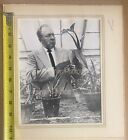 Rare Vintage 10x12 Ron Hubbard Scientology Botany Plants Portrait Photo Coa