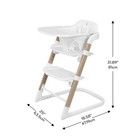 Evenflo Rightseat Multistage High Chair  sea Salt White 