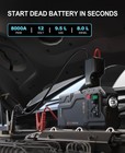 Featou 8000a Car Jump Starter With Air Compressor Pack Booster Jumper Power Bank