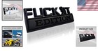 Car Exterior Emblems Badge 3d Sticker Decal  Fuck-it Edition - Black