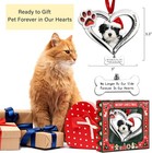 Personalized Pet Memorial Photo Ornament - Dog Cat Picture For    